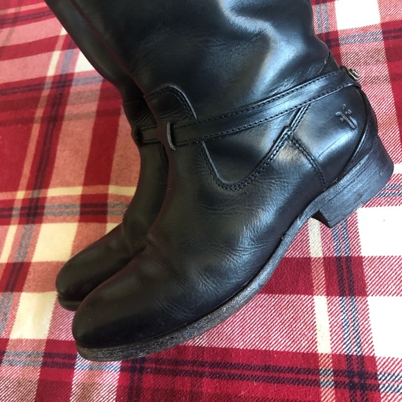Frye tall black boots 5.5B / 5.5 - Picture 4 of 14